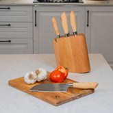 Lüx 6 Parça Mutfak Bıçak Seti Ahşap Desen