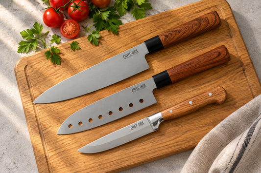Cavit İnox şef, santoku ve sebze bıçakları