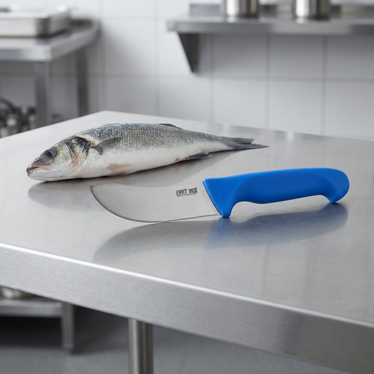 Mavi Yüzme Bıçağı – 10 cm (HACCP)