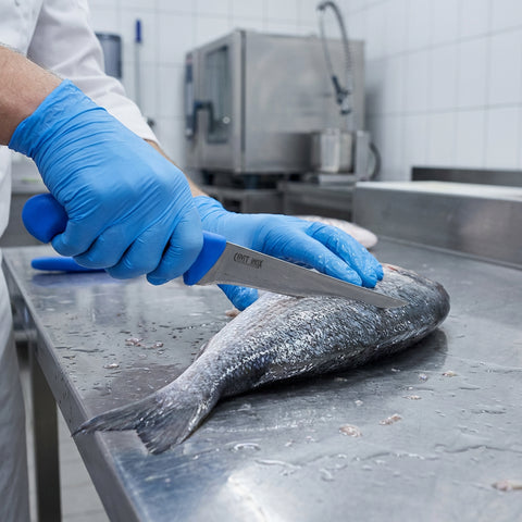 Mavi Kemik Sıyırma Bıçağı – 14 cm (HACCP)