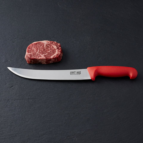 Kırmızı Et Dilimleme Bıçağı – 20 cm (HACCP) 03638