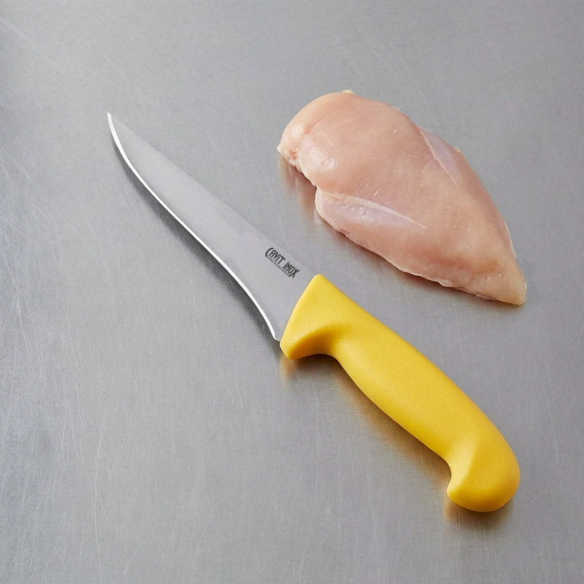 Sarı Kemik Sıyırma Bıçağı – 14 cm (HACCP)