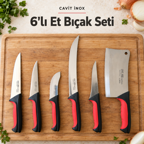 6'lı Comfora Et Bıçak Seti