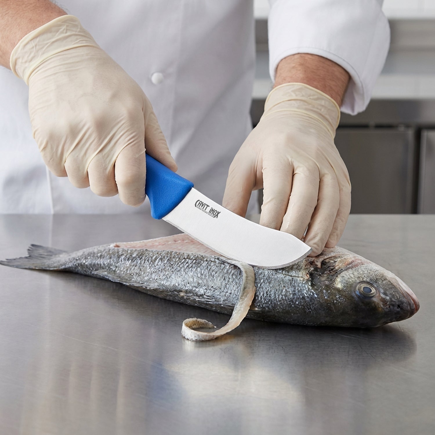 Mavi Yüzme Bıçağı – 10 cm (HACCP)