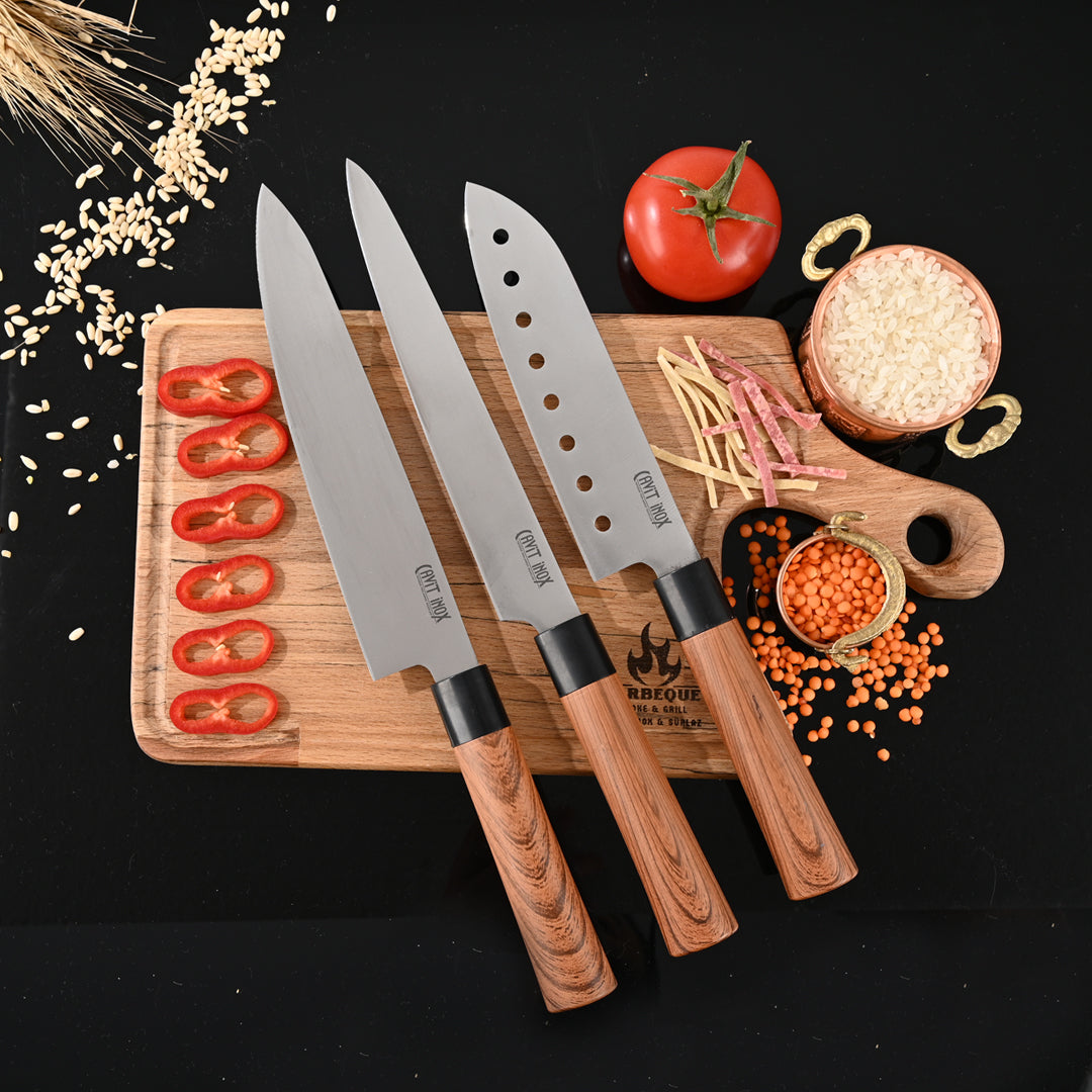 Şef Bıçağı Seti 3 Parça Mutfağınızın İncisi
