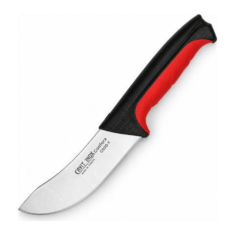 Cavit Inox COMFORA C0320Y Yüzme Bıçağı 11,5 cm, kırmızı siyah kaymaz saplı paslanmaz çelik bıçak