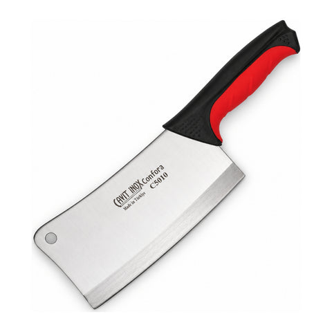 Cavit Inox COMFORA C5010 Et Satırı 16 cm, kırmızı siyah kaymaz saplı paslanmaz çelik bıçak