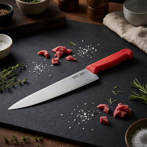 Kırmızı Şef Bıçağı – 10" / 25 cm (HACCP)